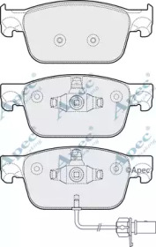 APEC BRAKING pad2150 -  Комплект тормозных колодок, дисковый тормоз